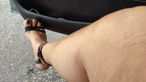 with platform heels I pump the pedals of my car to start it (1)
