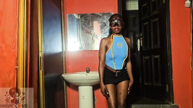 After taking a piss my HORNY tight pussy was begging to cum i had just had to FUCK MYSELF SILLY!! Really hope no one catches me!!