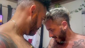 french straight bad boy top with big dick fucking row bottom