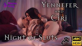 Ksu Colt and Masha Yang: Yennefer & Ciri's Whorehouse Frenzy of F***ed F**kery