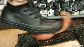 Merciless Play with Twice Cum Beneath My Dirty Converse and Socks (720 HD)