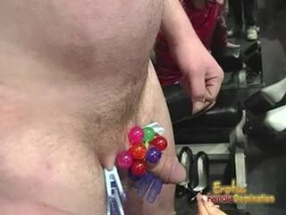 2 hawt latex-clad chicks have some enjoyment with a sexual man