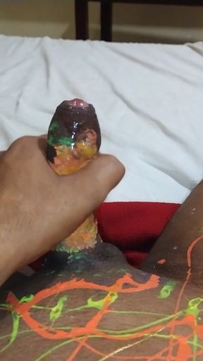 Desi launda big dick cumshot on Bedroom   Clip 1
