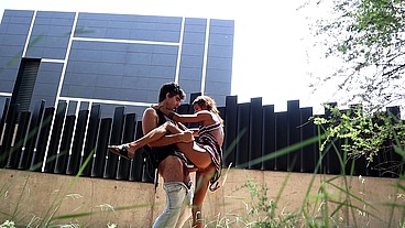 Public Sex Adventure in the City Woods