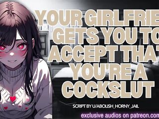 Your Girlfriend Gets U to Accept That U're a Cockslut - ASMR Erotic Roleplay