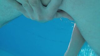 Passionate Poolside Rendezvous: Two Hot Guys Heat Up the Water