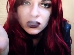 Goddess Marlena - Goth Smoking Milf