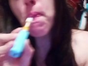 Smoking Compilation Vape Pen 420 Smoke Bong Hit Getting High Stoner Stoned Long Hair Hippie Slut OF