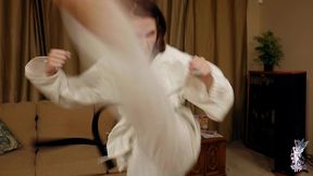 ziva fey taekwondo takedown pov - you lose!