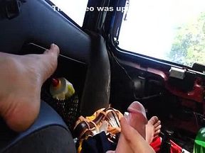 Getting my dick sucked in the back of the SUV