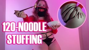 120 Noodle Challenge: Max Belly Stuffing WMV