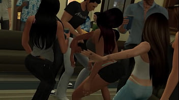 Pornstars at College Party - Sims 4 Porn Video