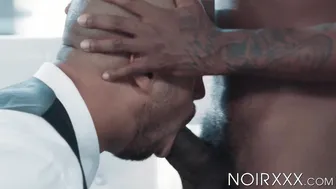 Julian Grey rides a big black cock in hardcore interracial anal