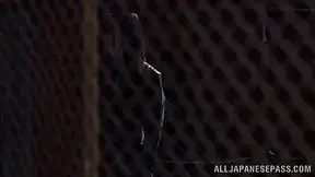 Seductive Japanese Girl In Leather Bodysuit Gets Gangbanged At Work