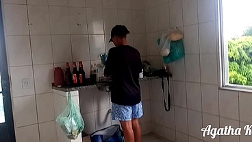 Sapatão não resiste a visita do amigo (Leo Ogro)