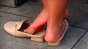 2 Chicks Are Dipping Their Bare Feet