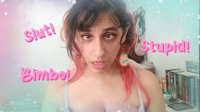 Silly Bimbo Slut Steals Your Cum! - Ahegao and Spit