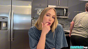 Fucking My step Brothers Girlfriend When He Leaves The House - Khloe Kapri