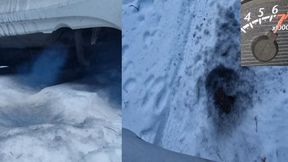 REPAINTING SNOW INTO BLACK&MELTING IT! INSANE REVVING!