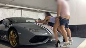 Luxury Whore Gets Fucked By Her Client Against The Hood Of His Lamborghini With Angela Doll