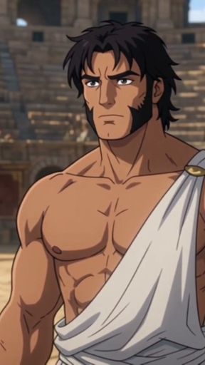 AI generated Short Story Interracial Anal Ancient Rome Gladiator Cartoon Hentai Animation   Clip 1