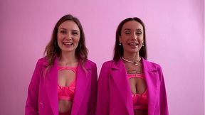 Hot threesome with barbies