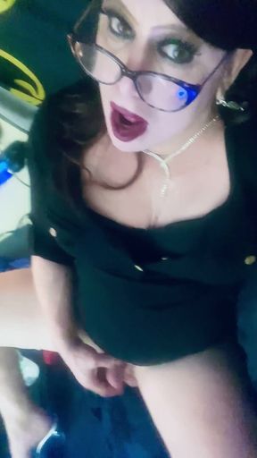 Krissy Sweets Stroking Her She Cock