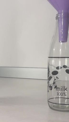 Peeing in a Bottle Through a Funnel