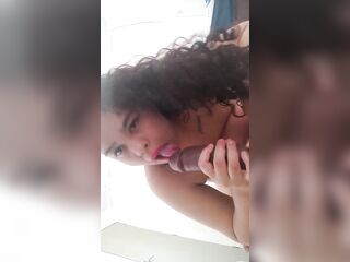 Bitch sitting on a large schlong