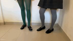 KIRA AND CHLOE TOETAPPING IN LOAFERS – MOV HD