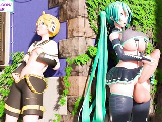 CYTE FEMBOY ANAL DRILLED BY FUTA HATSUNE MIKU AND GETTING CREAMPIE