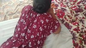 Husband and wife enjoy sex at home