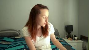 Tight White Top Smoking Encouragement