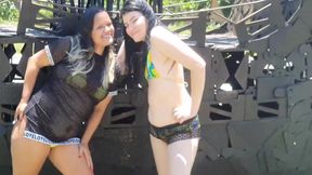 Paty Bumbum, El Toro De Oro And Branca De Neve Atriz - Com Minha Namorada De Ferias Na Praia . 10 Min