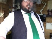 cigar and suit time