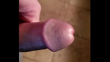 Syn stroking and Cumming first time.