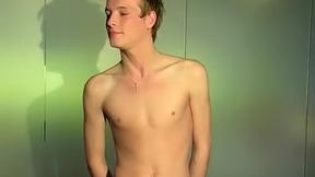 ”British twink does an interview & masturbates solo”