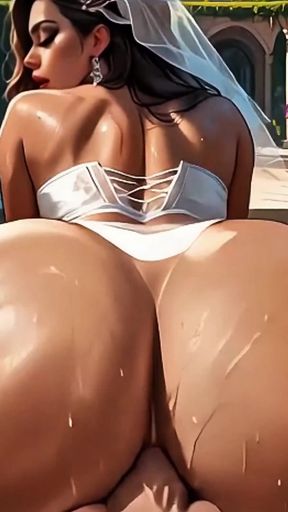 Latina Bride Can't Resist a Bwc Right Before the Wedding - Deepthroat & Anal (4k Ai Animated)