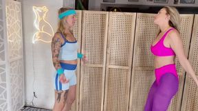 Cher Woods & MJ Babii - WORKOUT FOOT SNIFFERS HIDEF MOV