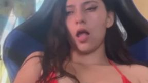Hiding While Watching Porn: Oiled My Ass and Double Penetrated