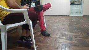 por fin logre follarme ala mejor amiga de mi esposa cuando se queda en casa que rica cojida es una gran puta