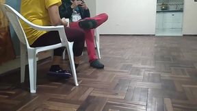 por fin logre follarme ala mejor amiga de mi esposa cuando se queda en casa que rica cojida es una gran puta
