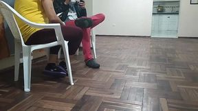 por fin logre follarme ala mejor amiga de mi esposa cuando se queda en casa que rica cojida es una gran puta