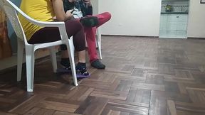 por fin logre follarme ala mejor amiga de mi esposa cuando se queda en casa que rica cojida es una gran puta