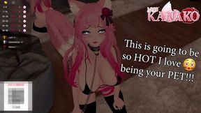 Pretty Catgirl Gets Wild in 3D Pet Play for a Busty, BDSM Bang!