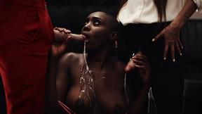 ”Black Babe Gets Double Penetration - Huge Cock FUTA Girls TRAILER”