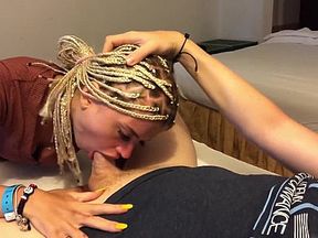 Quickly fucked in her mouth, swallowed cum-Freya Stein