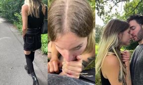 Fucking in an open field