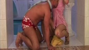 Hot blonde babe gets intense pussy eating and fingering
