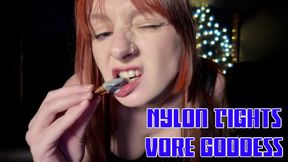 Nylon Tights Vore Goddess